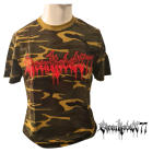 Camouflage T-Shirt, "Ehrenkodex77", Schriftzug gestickt